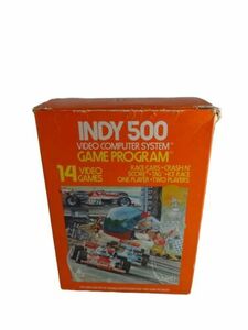vtg Indy 500 Game ATARI 2600 Bundle with Game 2 Paddle Controllers & Manuals 海外 即決