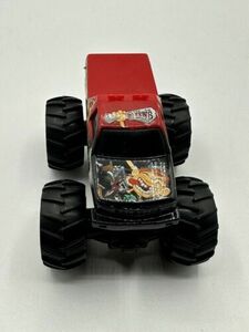 Hot Wheels Monster Jam Bad News Travels Fast Red 1:64 Diecast 海外 即決