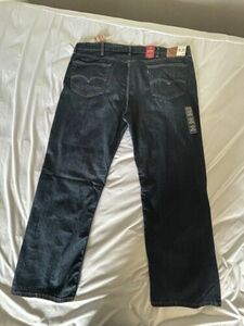 Men‘s 40x30 LEVI'S 559 Denim Straight Light Blue Work Wear Stretch Pants Jeans 海外 即決