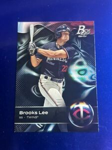 BROOKS LEE, ROOKIE PROSPECT, 2023 Bowman Platinum #TOP-72 Minnesota Twins 海外 即決