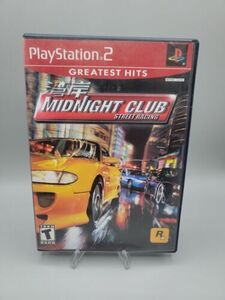 PS2 Midnight Club Street Racing Video Game Sony PlayStation 2 2000 Rated T-Teen 海外 即決