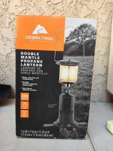 Ozark Trail 2200 Lumen Dual Mantle Propane Outdoor Camping Lantern 4 Hour 海外 即決