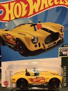 Hot Wheels Shelby Cobra 427 S/C Retro Racers 9/10 Yellow New 海外 即決