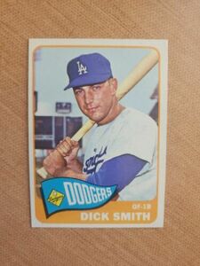 1965 TOPPS #579-DICK SMITH-LOS ANGELES DODGERS-SP-HI NUMBER-NR MINT 海外 即決