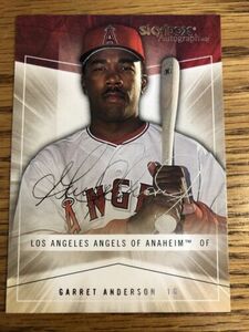 Garret Anderson 2005 Skybox Autographics Angels #2 *9784* 海外 即決