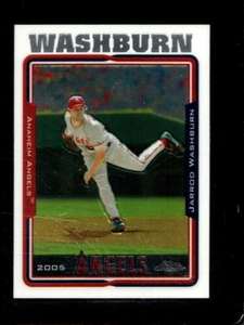 2005 TOPPS CHROME #9 JARROD WASHBURN NMMT ANGELS *X83092 海外 即決