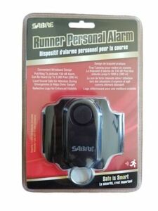 Personal runner Alarm SABRE Wrist Strap 130dB Weatherproof With Reflective Logo 海外 即決