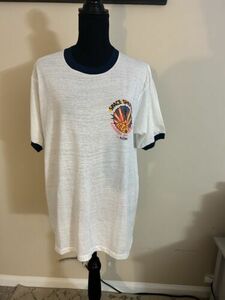 Vintage 80s Single Stitch Kennedy Space Center T Shirt Men’s Size X Large 海外 即決