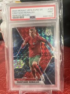 Cristiano Ronaldo 2020-21 Mosaic Genesis UEFA Euro Psa 9 Rare 海外 即決