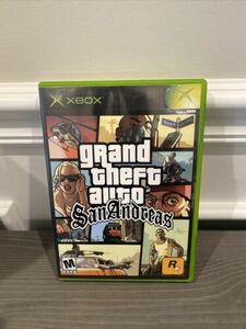 Grand Theft Auto: San Andreas (Xbox, 2005) Complete w/ Map/Manual Tested 海外 即決