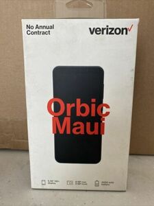 Verizon Orbic Maui, 16GB, Black - Prepaid Smartphone BRAND NEW OPEN BOX 海外 即決