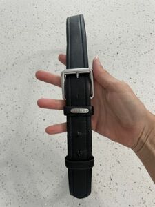 Chaps Men Belt Black L 海外 即決