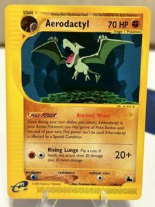 Aerodactyl Skyridge 1/144 Non-Holo ポケモン Rare 2003 - NM 海外 即決