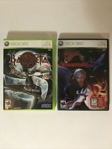 Bayonetta Devil May Cry 4 Xbox 360 Lot Of 2 Complete W Manual 海外 即決