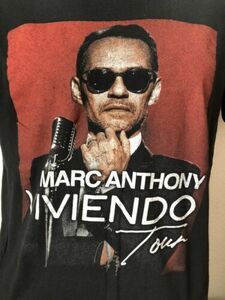 VTG.Marc Anthony You Sang To Me VIVIENDO USA CA, NY, FL,Las Vegas Tour T-shirt S 海外 即決