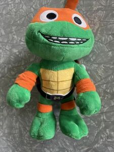 Mattel Teenage Mutant Ninja Turtles Mutant Mayhem 9" Plush Michelangelo TMNT 海外 即決