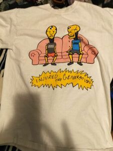 ASAP ROCKY INJURED THE GENERATION Beavis And Butthead TOUR TEE TSHIRT SZ M 海外 即決