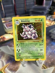 ポケモン TCG Nidoking Base Set 2 11/130 Holo Unlimited Holo Rare NM 海外 即決