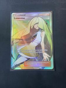 ポケモン TCG Lusamine Crimson Invasion 110/111 Holo Full Art Ultra Rare 海外 即決