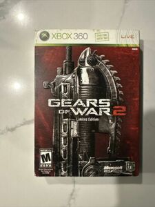 Gears of War 2 - Limited Edition (Microsoft Xbox 360, 2008) Steelbook COMPLETE 海外 即決