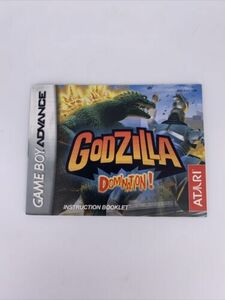 Godzilla Domination Gameboy Advance Manual Instruction Booklet Only 海外 即決