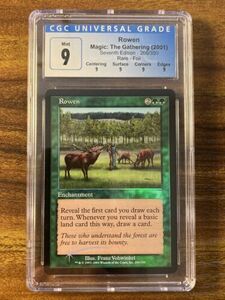 MTGROWEN FOIL7th Edition CGC Quad 9’s MINT RARE Enchantment LOW POP ! 海外 即決