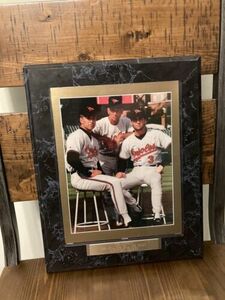 Baltimore Orioles Cal Jr Cal Sr Billy Ripken 8x10 Photo On Plaque Vtg Baseball 海外 即決