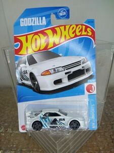 2023 HOT WHEELS NISSAN SKYLINE GT-R R32 GODZILLA J-IMPORTS #69 WHITE JDM L/C 海外 即決