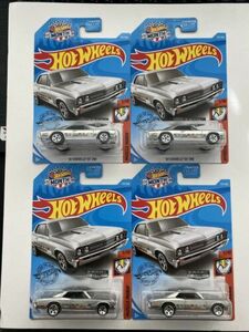 Hot Wheels ‘67 Chevelle SS 396 Zamac Lot Of (4) 海外 即決