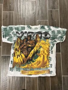 VTG VIRGO ZODIAC ALL OVER PRINT TEE AFRICAN AMERICAN SINGLE STITCH SZ XXL 海外 即決