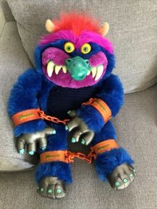 Vintage 1986 My Pet Monster With Two Sets Of Handcuffs, RARE! 海外 即決