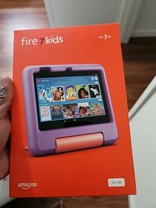 Amazon Fire 7 Kids tablet, ages 3-7. 7" kids tablet on Amazon - 2022 Purple 海外 即決