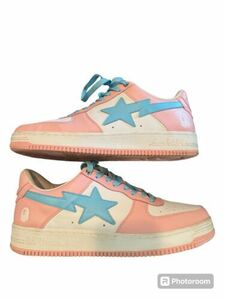 31cm(US13) - A Bathing Ape Bapesta Pastel Pack - Pink 海外 即決