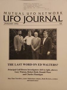 UFO Journal Mutual UFO Network MUFON Magazine 297 January 1993 Gulf Breeze 海外 即決