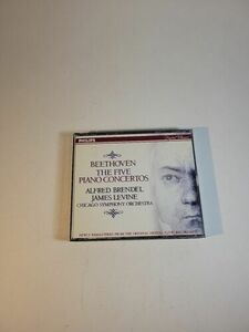 Beethoven: The Five Piano Concertos 3 CD Philips Brendel Chicago symphony 海外 即決