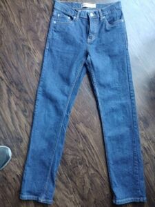Levis 502 Jeans Mens 28x30 Blue Denim Taper Fit Mid Rise 海外 即決