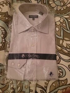 Sean John Men'S Regular-Fit Long-Sleeve Button Dress Shirt 16.5 32/33 L NWT 海外 即決