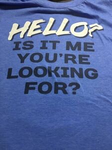 Hello? Is it me you looking for? Large GDC Vintage Tee 70 海外 即決