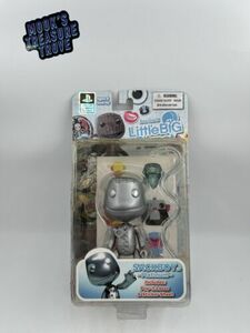 Little Big Planet Sackboy Platinum Figure Mezco 2011 Sony Playstation New Sealed 海外 即決