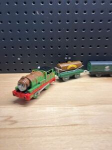 Trackmaster Thomas & Friends "Percy" WORKING Motorized Train Chocolate Covered 海外 即決