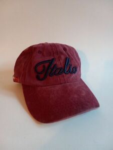 Italy Italia Baseball Cap Hat Adjustable Strapback Embroidered Unisex Adults 海外 即決