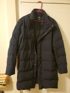 Uniqlo Down Coat - Large - Navy Blue 海外 即決