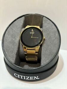 Citizen Eco-Drive Axiom Men's Watch - Gold Tone 海外 即決