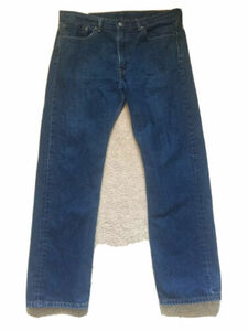 Levi's 505 Men's Tag 38x34 (Measures 38x32) Straight Denim Jeans Medium Wash 海外 即決