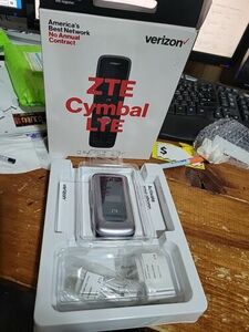 NEW ZTE Cymbal LTE Verizon Prepaid REAL BURNER Flip Phone RARE Unactivated 海外 即決