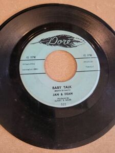 JAN & DEAN JEANETTE GET YOUR HAIR DONE / BABY TALK 45 7" RECORD (45-LDE-25) 海外 即決