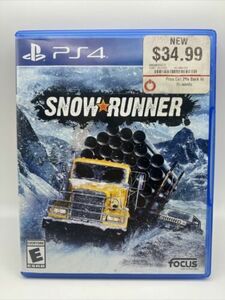 SnowRunner (Sony PlayStation 4, 2020) PS4 Complete with Insert TESTED CIB 海外 即決