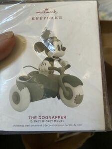 Disney D23 2019 Hallmark Ornament Mickey Dognapper Black & White Exclusive RARE! 海外 即決