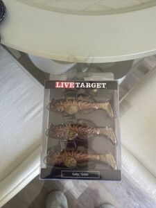 Live Target Lures Goby 3 5/8" Lot of 4 海外 即決