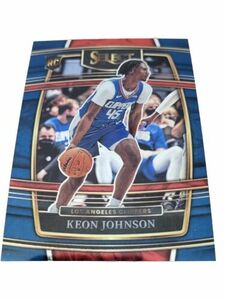 2022 Panini Select Keon Johnson Rookie Card 40 RC Los Angeles Clippers Card (E 海外 即決